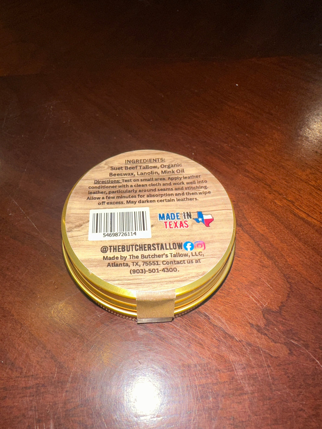 Tallow Leather Conditioner