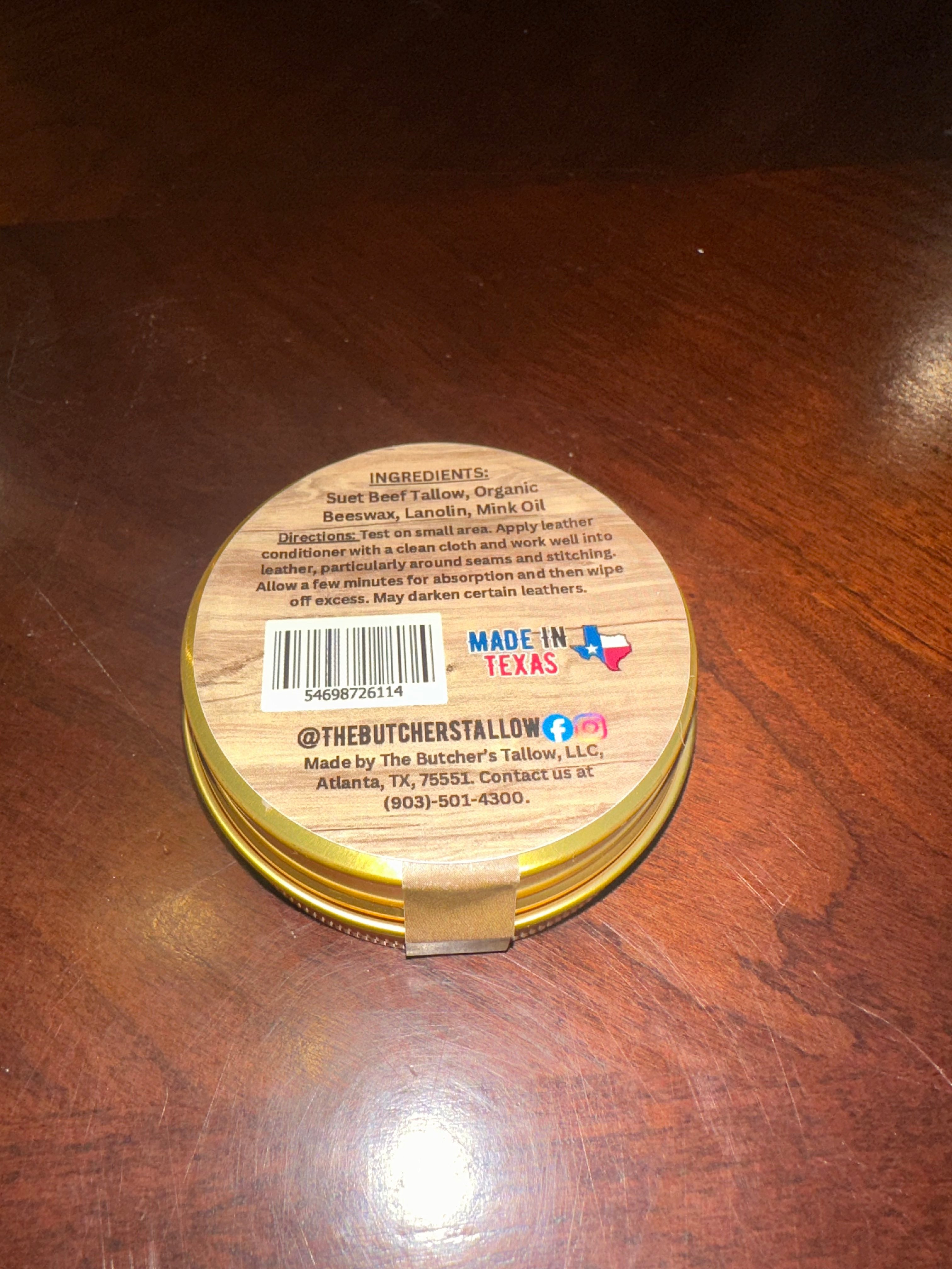 Tallow Leather Conditioner