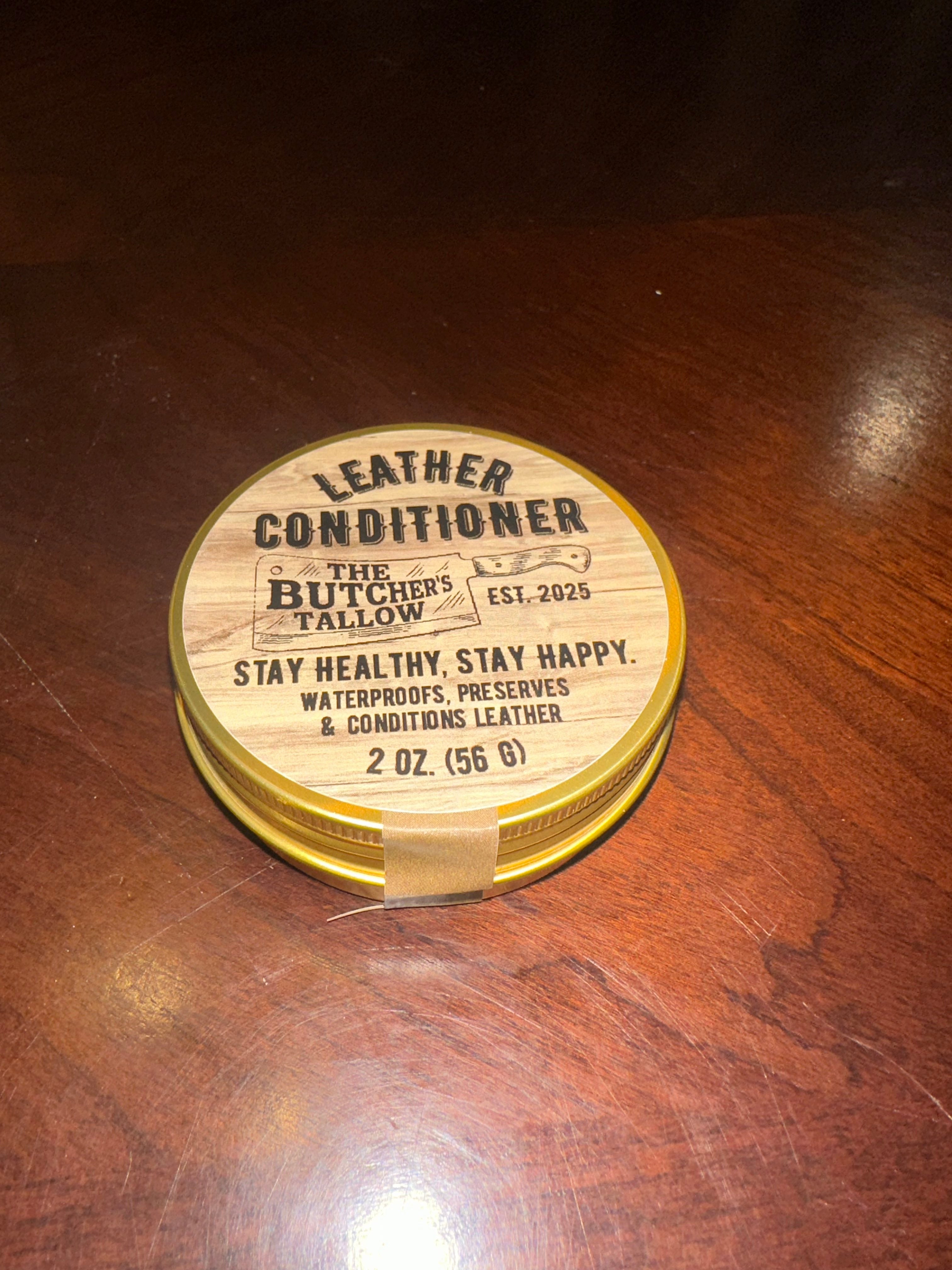 Tallow Leather Conditioner